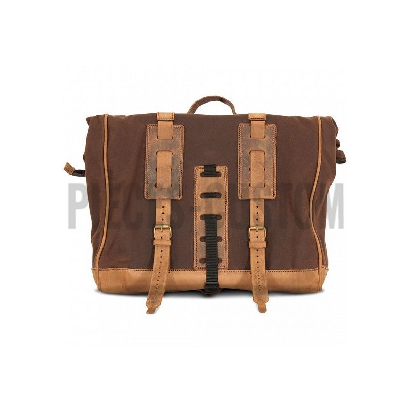 Sacoche Old Chopper LongRide Marron 42 x 30 x 15 cm