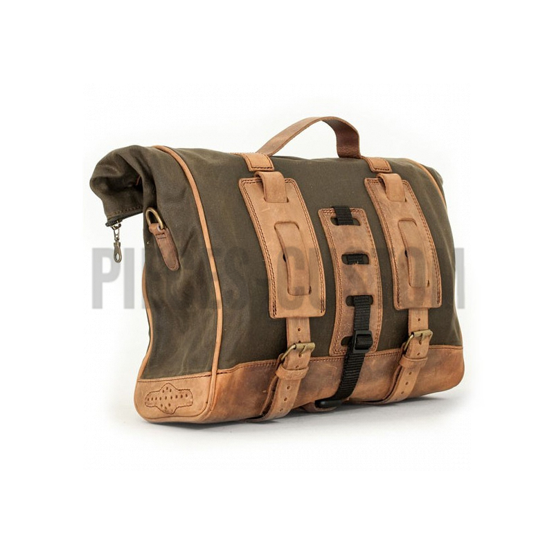 Sacoche Old Chopper LongRide Kaki 34 x 28 x 12 cm