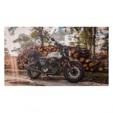 Sacoche Old Chopper LongRide Kaki 34 x 28 x 12 cm
