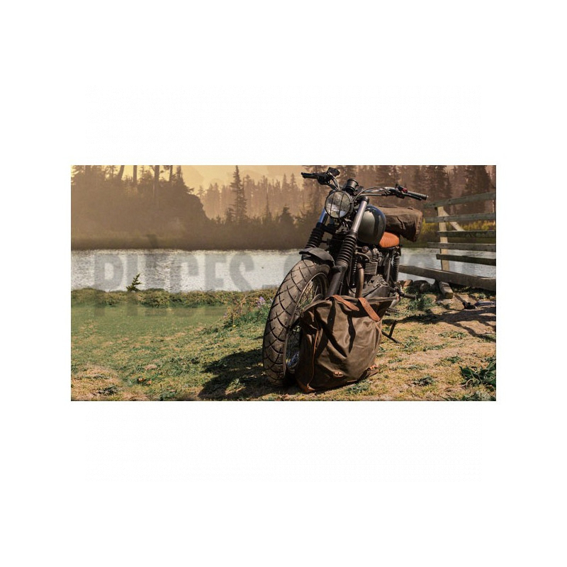 Sacoche Old Chopper LongRide Kaki 42 x 30 x 15 cm