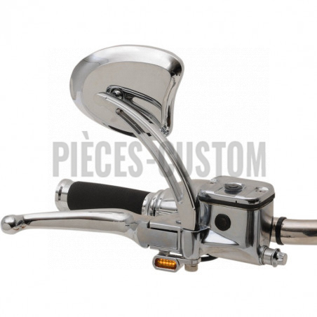 Clignotants Led chrome avec lentille fumée pour Touring et V-Rod de 2009 à 2017