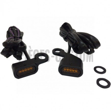 Clignotants-Led-Noir-lentille-ambrée