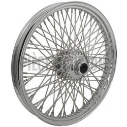 Jante avant chromée 80 rayons 16" x 3.5"  axe 3/4" pour Softail FLST de 1987 à 1999