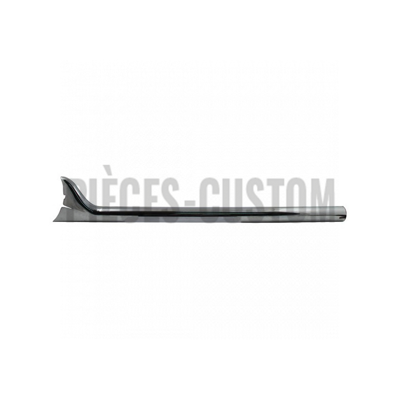Embout d'échappement Fishtail chromé diamètre 1 3/4" longueur 36"