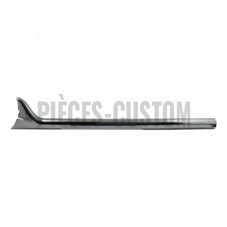 Embout d'échappement Fishtail chromé diamètre 1 3/4" longueur 36"