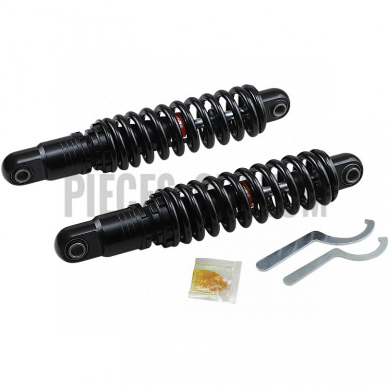 Amortisseurs-Premium-Heavy-Duty-13"-Noir-pour-Dyna-de-1991-à-2017