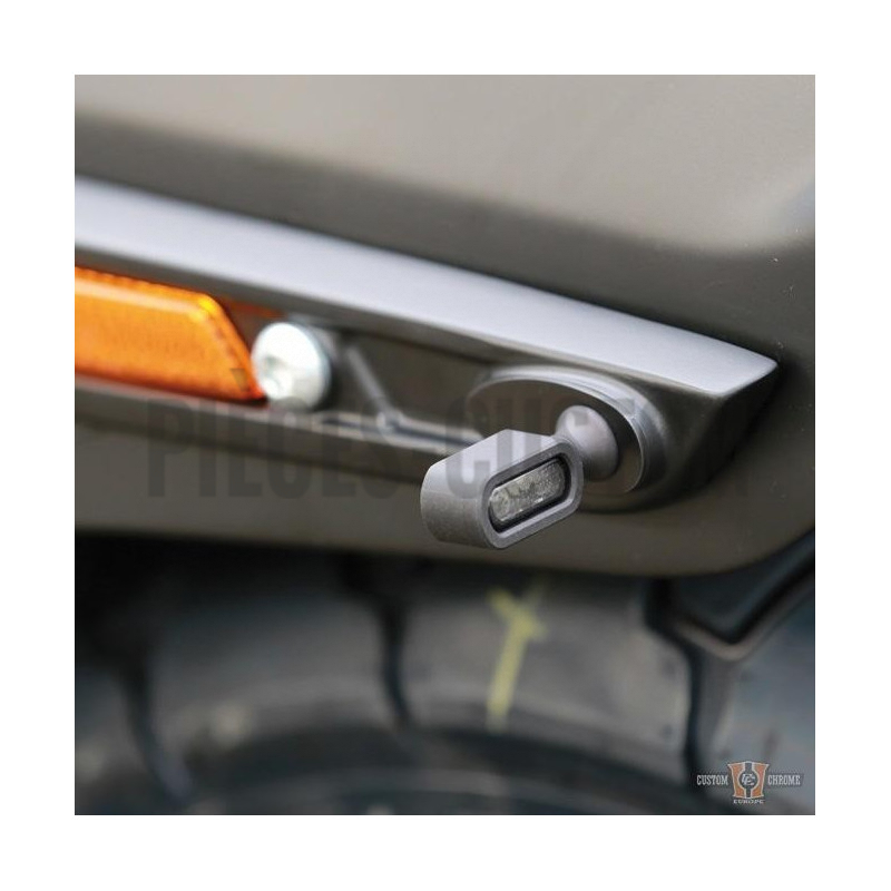 Clignotants arrière 3 en 1 Thunderbike à Leds finition noir Homologués