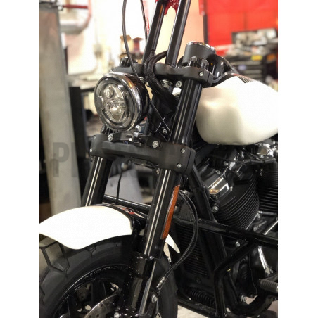 Support de conversion de phare pour Softail Fat Bob de 2018 à 2019