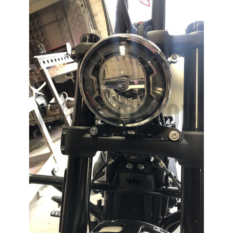 Support de conversion de phare pour Softail Fat Bob de 2018 à 2019