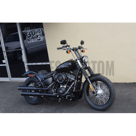 Risers 6" noir avec trous pour passage des câbles pour Softail Street Bob de 2018 à 2020