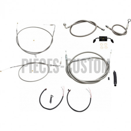 Kit-de-cables-inox-tressé-LA-Choppers