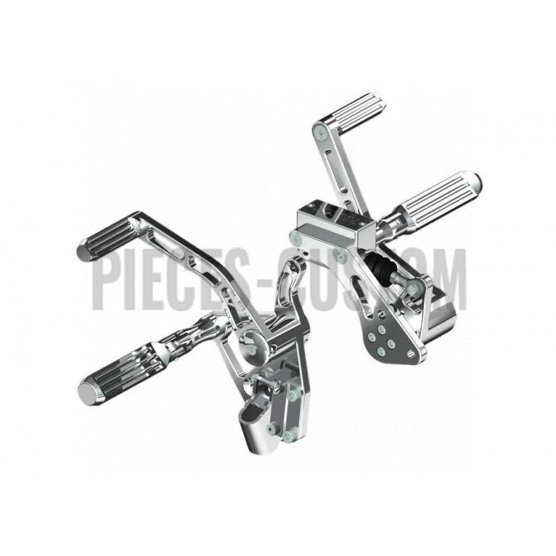 Commandes avancées Rick's Poli modèles Grooved pour Softail M8 de 2018 à 2019