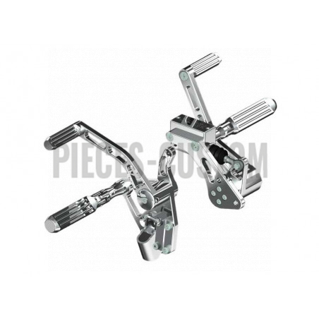 Commandes avancées Rick's poli +2" Grooved pour Softail 2018