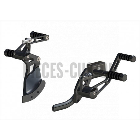 Commandes avancées Rick's Noir modèles O-Ring pour Softail M8 de 2018 à 2019