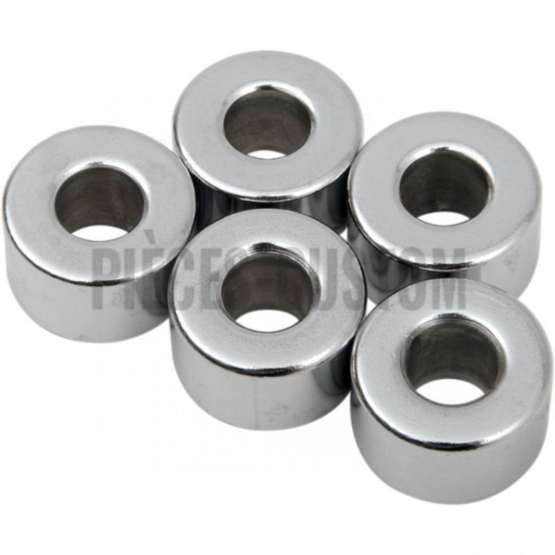 Entretoise-chromée-1/4"-x-3/8"