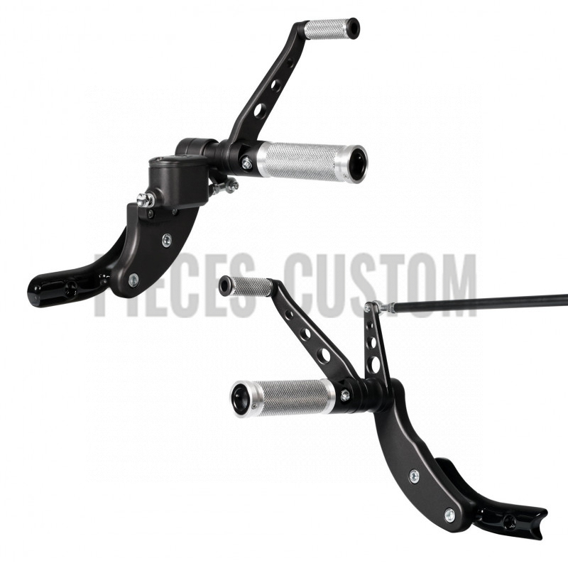 Commandes avancées Thunderbike base alu pour Softail M8 de 2018 à 2019