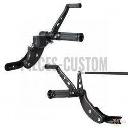 Commandes avancées Thunderbike reposes-pieds Satin pour Softail M8 de 2018 à 2019