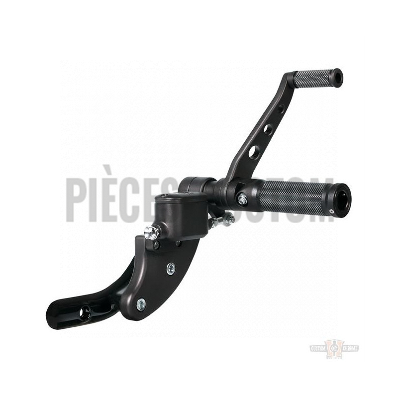 Commandes avancées Thunderbike reposes-pieds Satin pour Softail M8 de 2018 à 2019