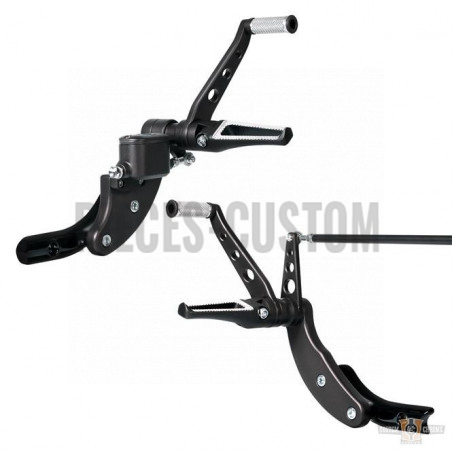 Commandes avancées Thunderbike reposes-pieds V-tech pour Softail M8 de 2018 à 2019