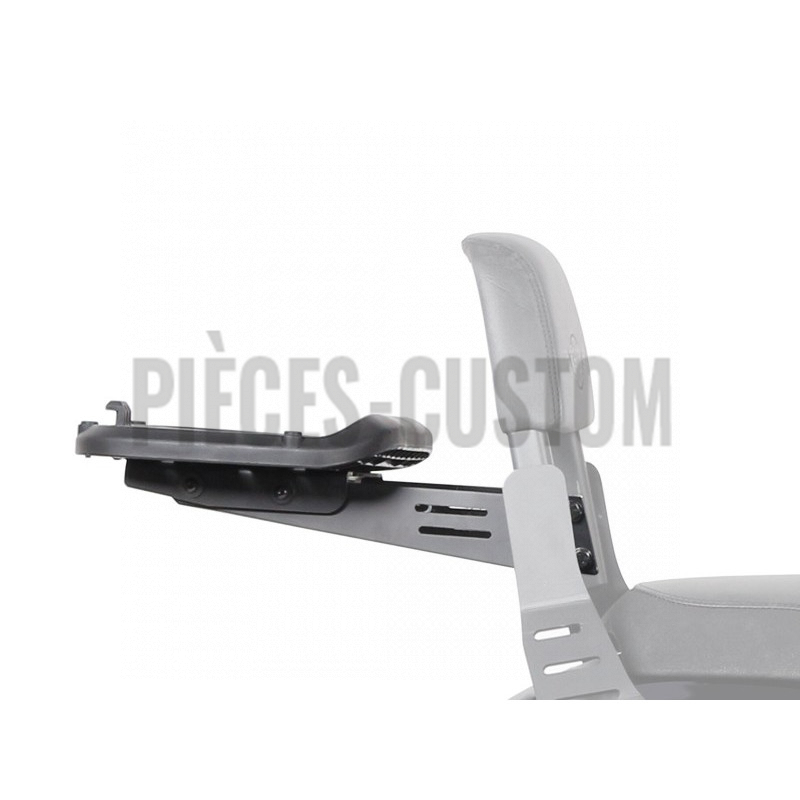 Support Top case de Sissy bar Noir pour Keeway Superlight et K-Light