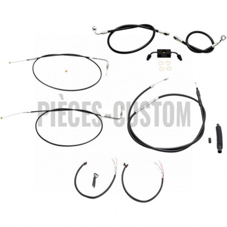 Kit-de-cables-inox-noir-LA-Choppers