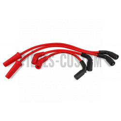 Câbles de bougie Accel 8mm rouge pour Softail M8 de 2018 à 2019