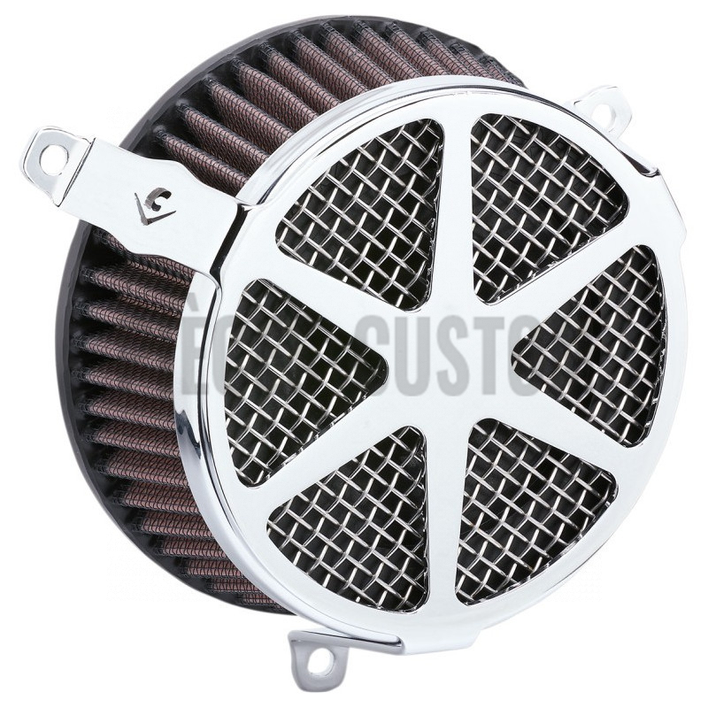 Filtre-à-air-Cobra-Spoke-chrome-pour-Softail-M8-de-2018-à-2020