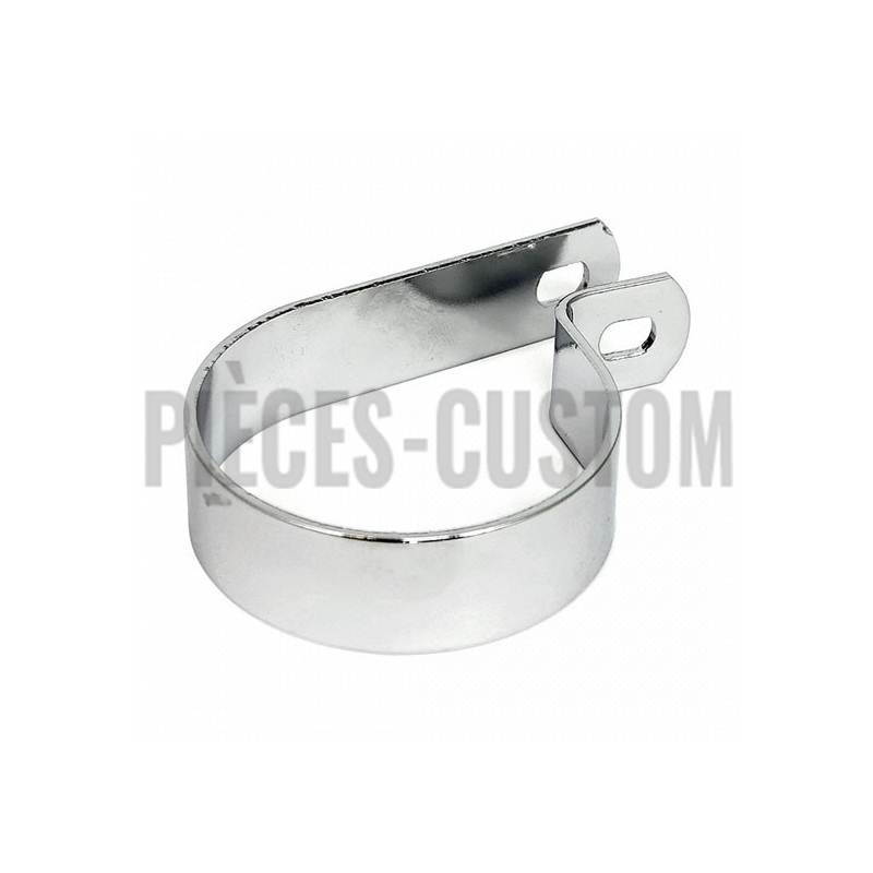 Collier-de-silencieux-chromé-Diamètre-73-mm