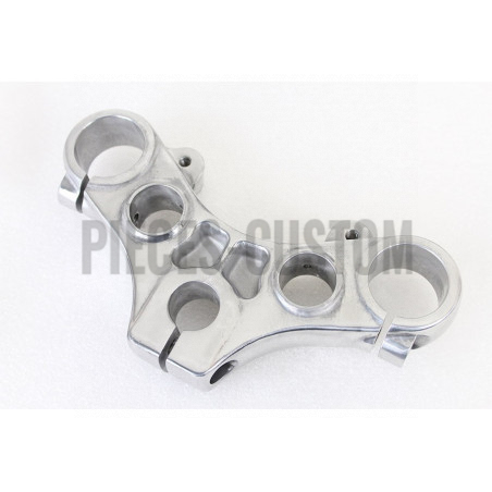 Té de Fourche Supérieur poli pour Sportster FXR et FXD de 1988 à 2005