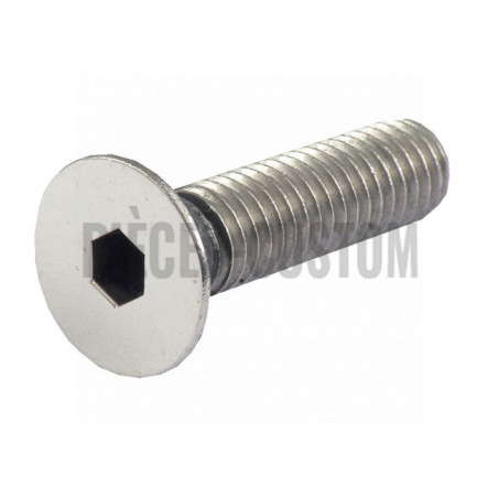 Vis-tête-fraisée-chromé-1/4"-28-x-1-1/4"