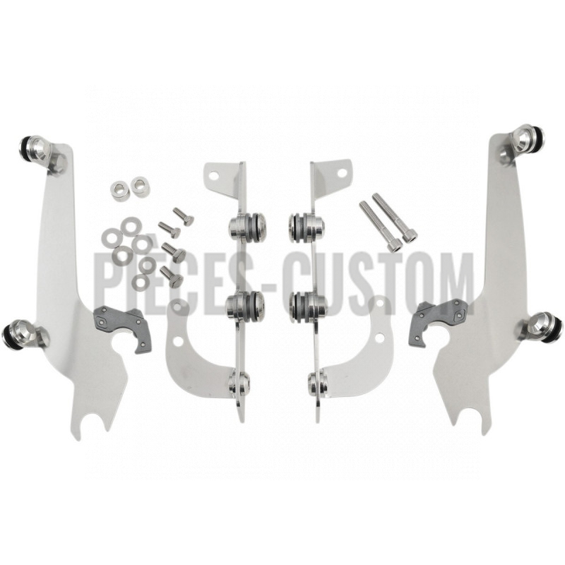 Kit de fixation rapide polis pour montage pare-brise Sport pour VT750C2B Shadow