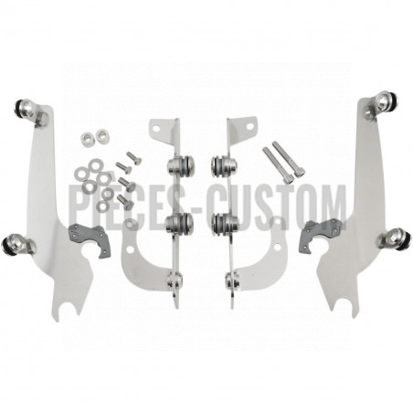 Kit de fixation rapide polis pour montage pare-brise Sport pour VT750C2B Shadow