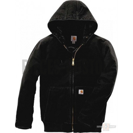 Blouson Carhartt modèle Duck Active couleur noir