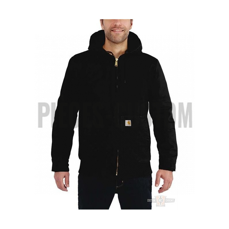 Blouson Carhartt modèle Duck Active couleur noir
