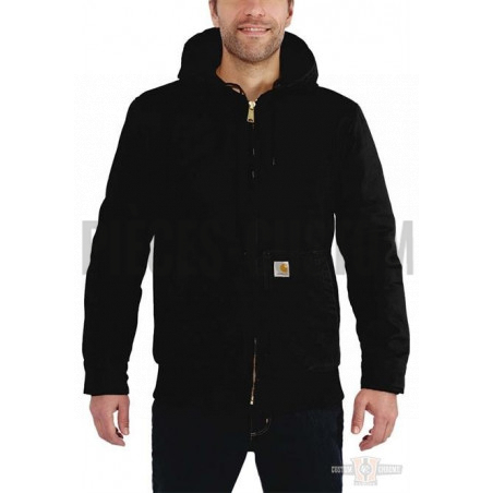 Blouson Carhartt modèle Duck Active couleur noir