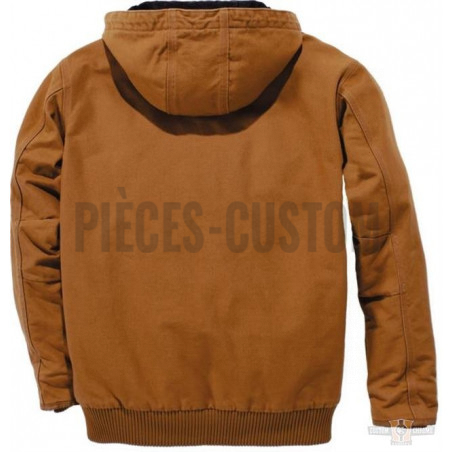 Blouson Carhartt modèle Duck Active couleur marron
