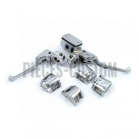 Kit maître cylindre 11/16 sans boutons Big Twin Sportster 1982 à 1995 double disque