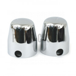 Caches axe de roue arrière chrome pour Softail de 1989 à 2007