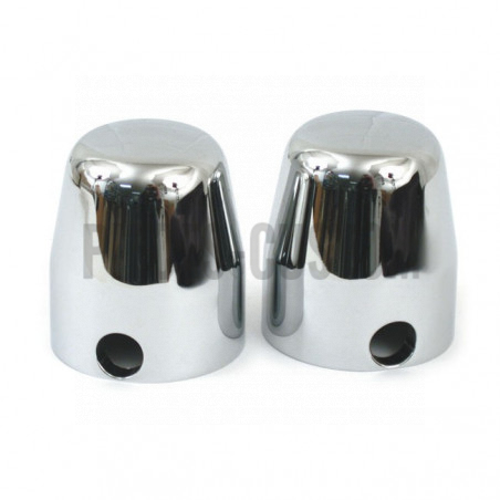 Caches axe de roue arrière chrome pour Softail de 1989 à 2007