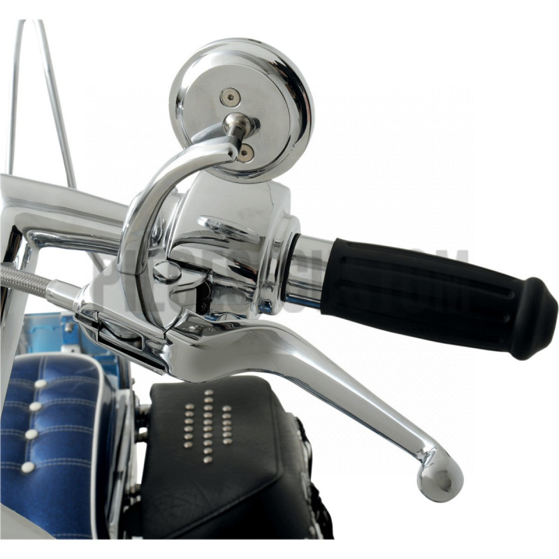 kit de commandes chromé avec maître cylindre 9/16" pour Softail et Dyna de 2011 à 2017