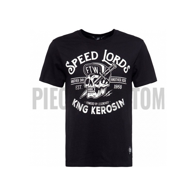 T-shirt King Kerosin modèle Speed Lords couleur noir