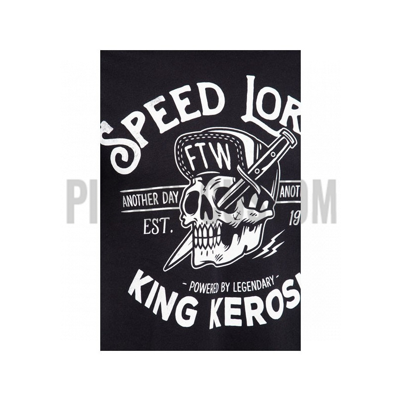 T-shirt King Kerosin modèle Speed Lords couleur noir