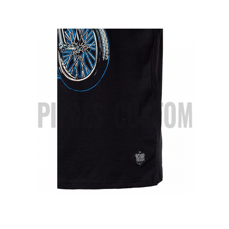T-shirt King Kerosin modèle Chopper Until Death couleur Noir
