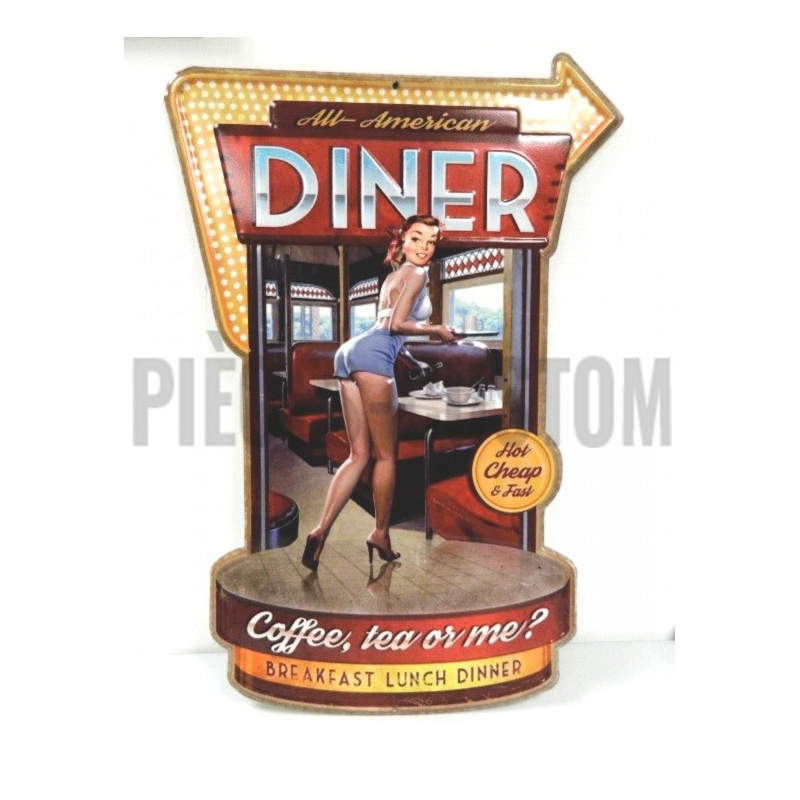 Plaque décorative Diner