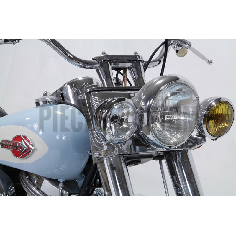 Feu additionnel chromé 5"