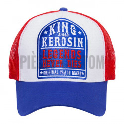 Casquette King Kerosin Legends bleu et rouge