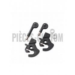 Paire de serrure anti-vol pour Sissy bar plaques porte-paquet et tour pak amovibles