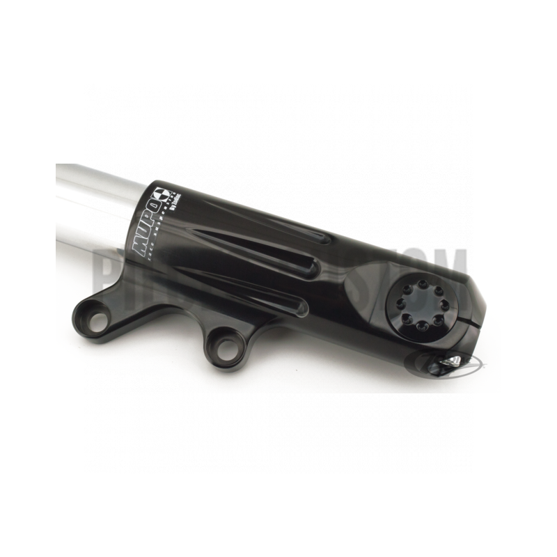 Fourche inversée Mupo Longueur 86cm angle 0° finition noire et Tés polis