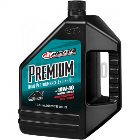 Huile Maxima minérale 10W40 Premium 4  3.8 litres