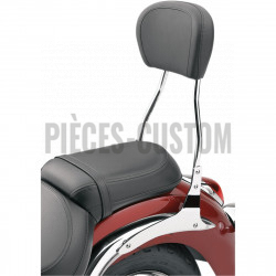 Sissy bar fixe tube rond chromé Hauteur 43cm pour Kawasaki VN900 Vulcan de 2006 à 2018